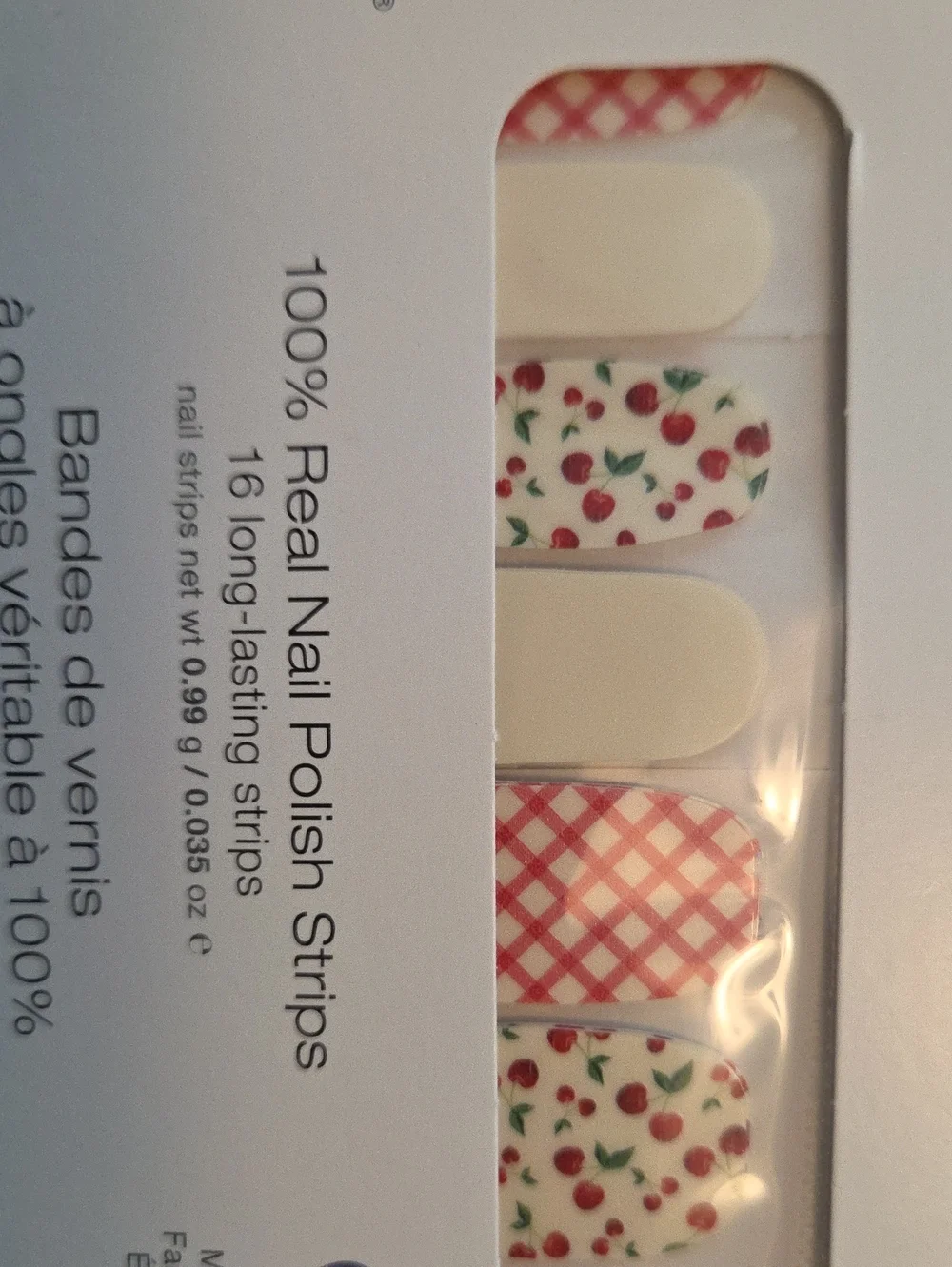 Color Street Nail Polish Strips - CHERRY PICKED & BELGIAN Buttercup NEW 2 SETS